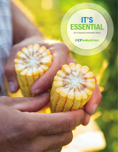 Thumbnail CF Industries
 Sustainability Report 2013