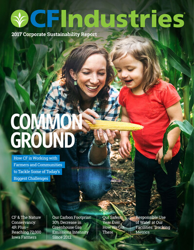Thumbnail CF Industries
 Sustainability Report 2017