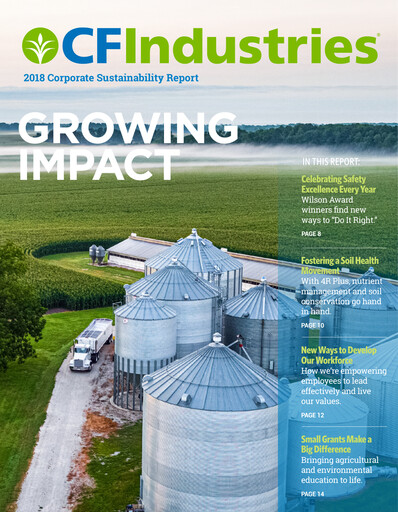 Thumbnail CF Industries
 Sustainability Report 2018