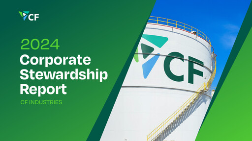 Thumbnail CF Industries
 Sustainability Report 2024