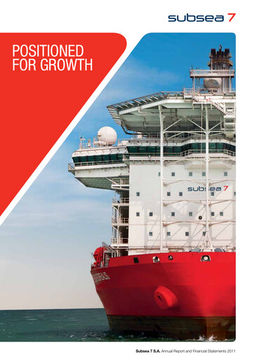 Miniature Subsea 7
 Rapport annuel 2011