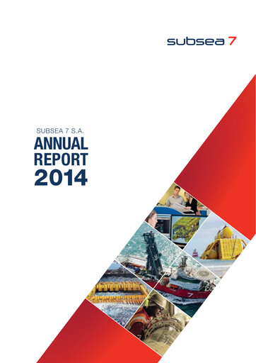 Miniature Subsea 7
 Rapport annuel 2014