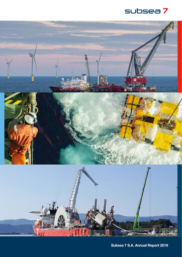 Miniature Subsea 7
 Rapport annuel 2019