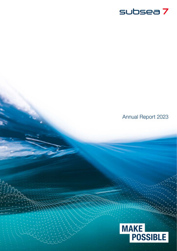 Miniature Subsea 7
 Rapport annuel 2023