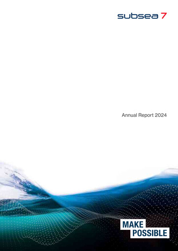 Miniature Subsea 7
 Rapport annuel 2024