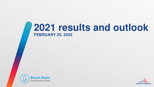 Thumbnail Compagnie de Saint-Gobain Financial Report 2021