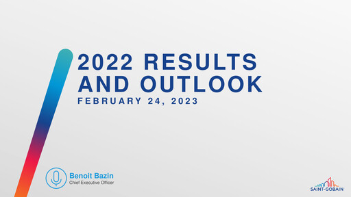 Thumbnail Compagnie de Saint-Gobain Financial Report 2022