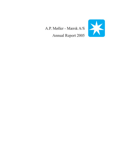 Thumbnail Maersk Annual Report 2005