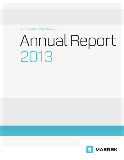 Thumbnail Maersk Annual Report 2013