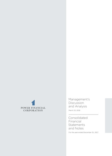Thumbnail Power Financial Financial Statement 2017