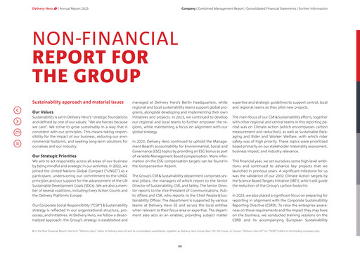 Thumbnail Delivery Hero
 ESG Report 2023