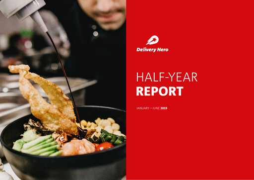 Thumbnail Delivery Hero
 Half-year Report 2019-h1