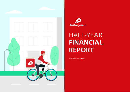 Thumbnail Delivery Hero
 Half-year Report 2023-h1