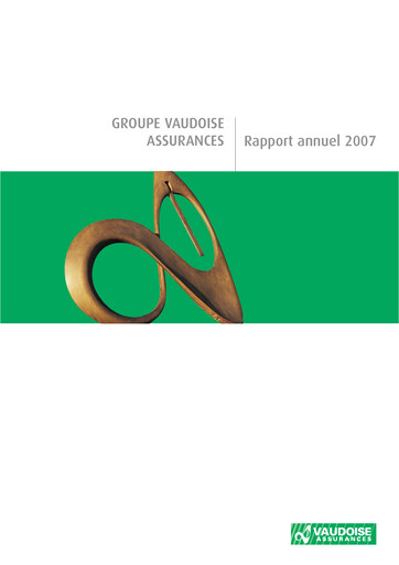 Thumbnail Vaudoise Assurances Annual Report 2007