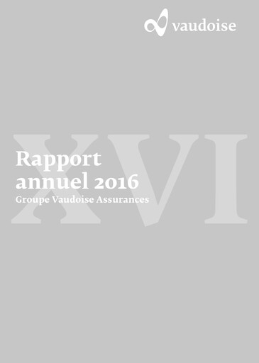 Thumbnail Vaudoise Assurances Annual Report 2016