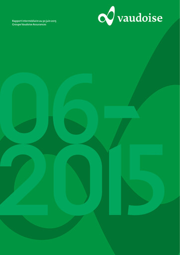 Miniature Vaudoise Assurances Rapport semestriel 2015-h1