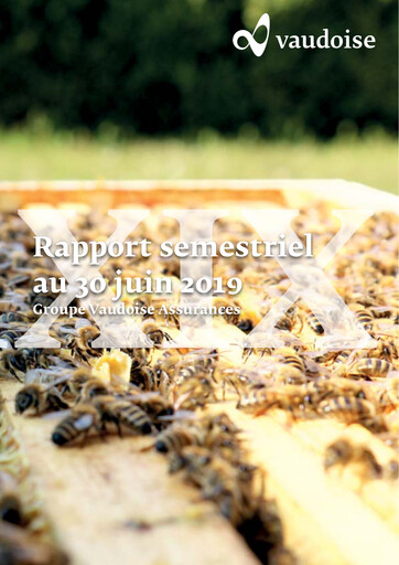 Miniature Vaudoise Assurances Rapport semestriel 2019-h1