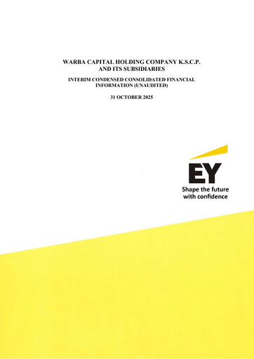 Thumbnail Warba Capital Holding Company Quarterly Report 2026-q1