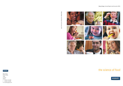 Thumbnail Kerry Group Annual Report 2003