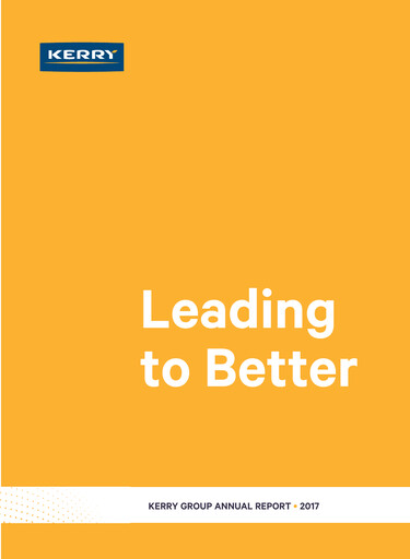 Thumbnail Kerry Group Annual Report 2017