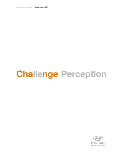 Thumbnail Hyundai Annual Report 2007