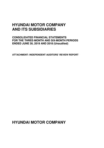 Thumbnail Hyundai Half-year Report 2019-h1