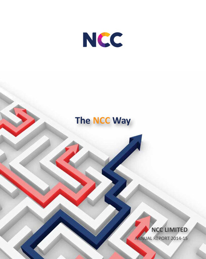 Thumbnail NCC Limited Annual Report 2014-2015