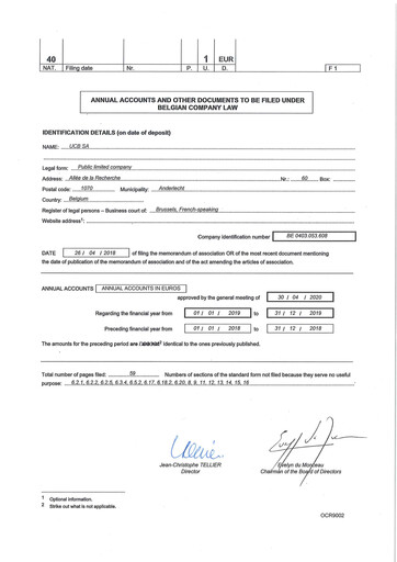 Thumbnail UCB Financial Statement 2019