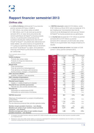 Vorschaubild UCB Halbjahresbericht 2013-h1