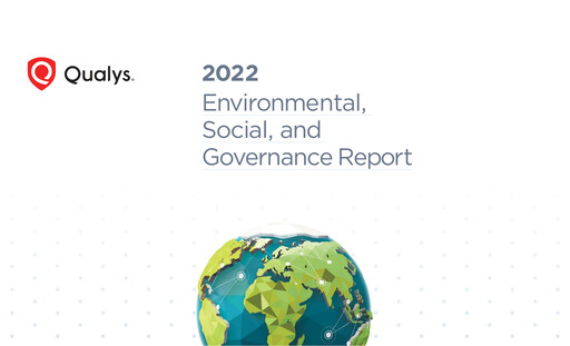 Thumbnail Qualys ESG Report 2022