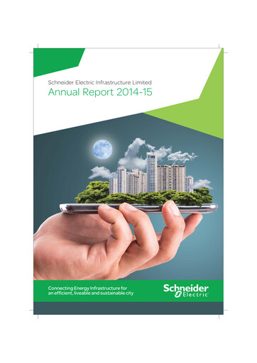 Thumbnail Schneider Electric Infrastructure Annual Report 2014-2015