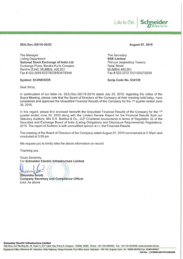 Thumbnail Schneider Electric Infrastructure Quarterly Report 2019-2020-q1