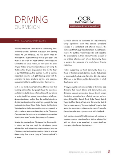 Miniature QCR Holdings
 Rapport annuel 2013