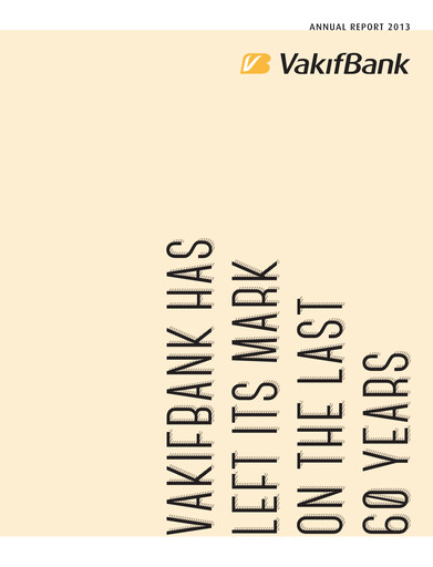 Thumbnail VakıfBank Annual Report 2013