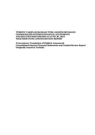 Vorschaubild VakıfBank Halbjahresbericht 2023-h1