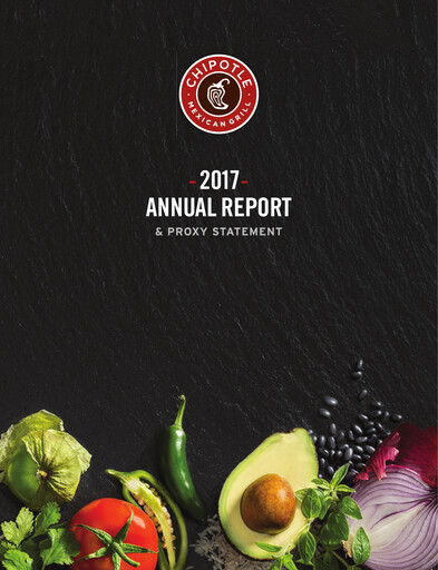 Thumbnail Chipotle Mexican Grill Annual Report 2017