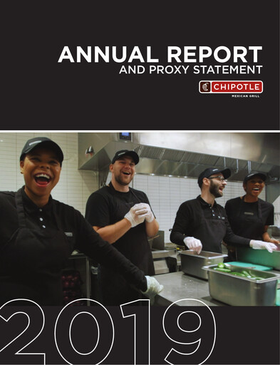 Thumbnail Chipotle Mexican Grill Annual Report 2019