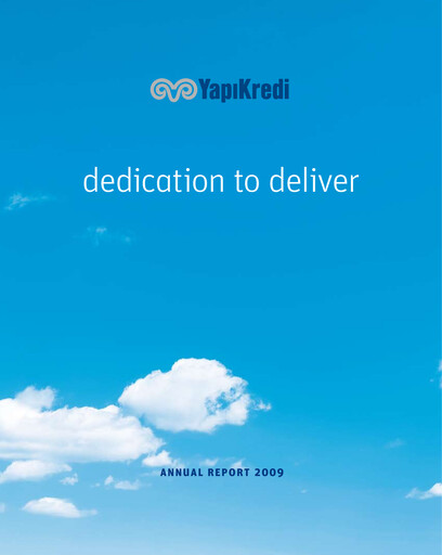Miniature Yapı Kredi
 Rapport annuel 2009