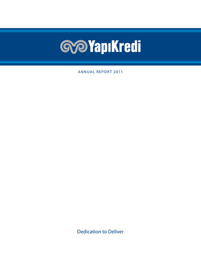 Miniature Yapı Kredi
 Rapport annuel 2011