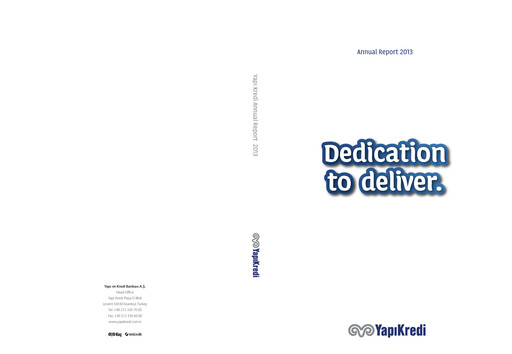 Miniature Yapı Kredi
 Rapport annuel 2013
