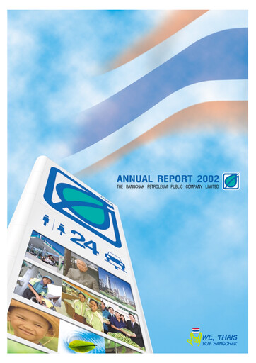 Miniature Bangchak Corporation Rapport annuel 2002