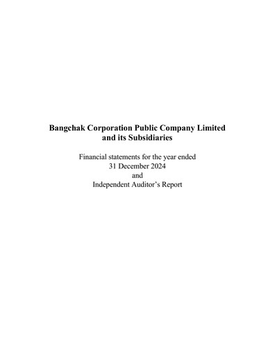 Thumbnail Bangchak Corporation Financial Statement 2024