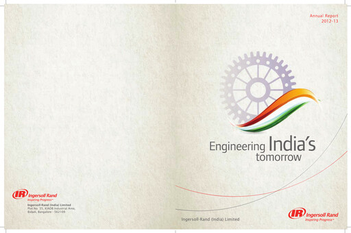 Miniature Ingersoll Rand India Rapport annuel 2012-2013