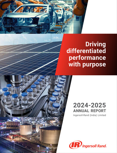 Miniature Ingersoll Rand India Rapport annuel 2024-2025