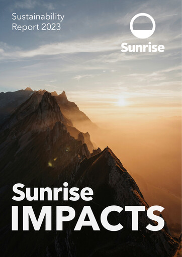 Thumbnail Sunrise Communications AG Sustainability Report 2023
