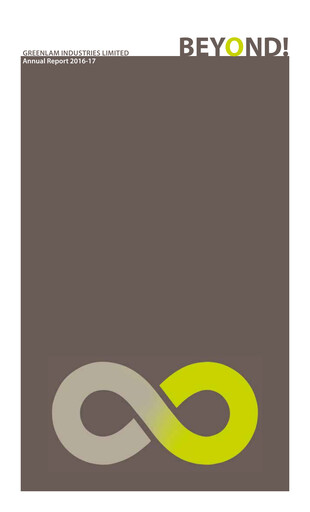 Miniature Greenlam Industries
 Rapport annuel 2016-2017