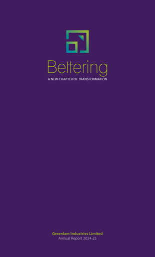 Miniature Greenlam Industries
 Rapport annuel 2024-2025