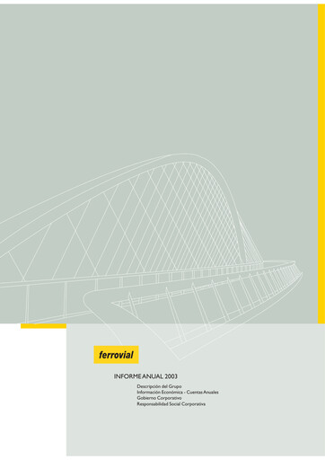Thumbnail Ferrovial Annual Report 2003