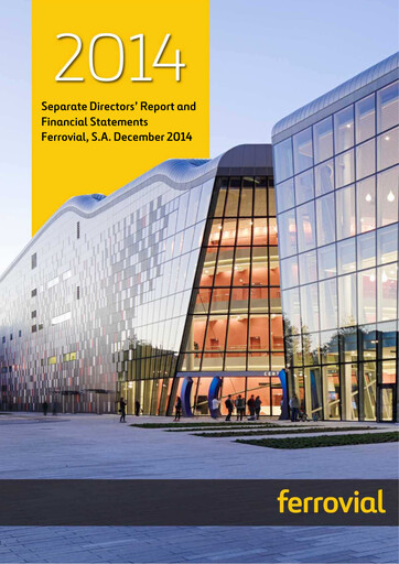 Thumbnail Ferrovial Financial Statement 2014