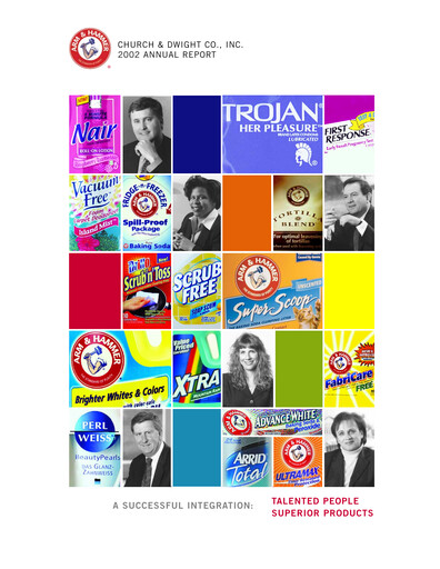 Thumbnail Church & Dwight
 Annual Report 2002